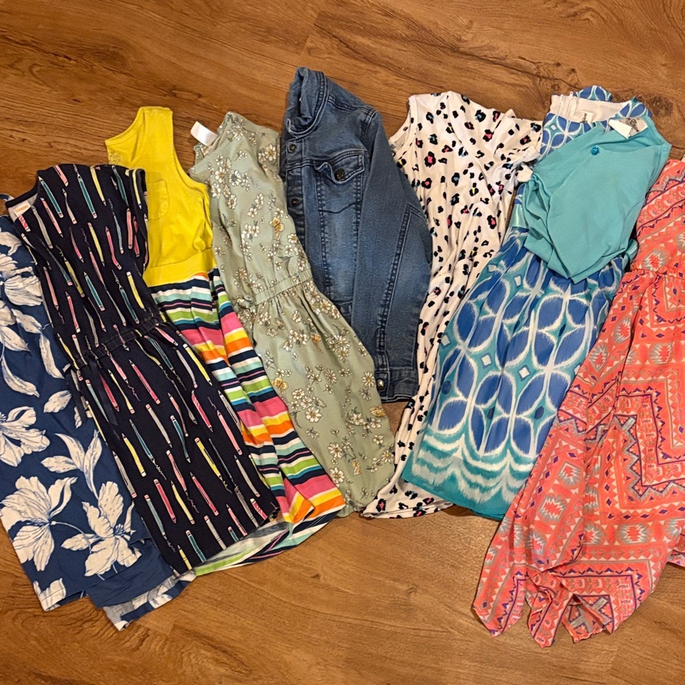 Girls Lot of Dresses Size 7-8